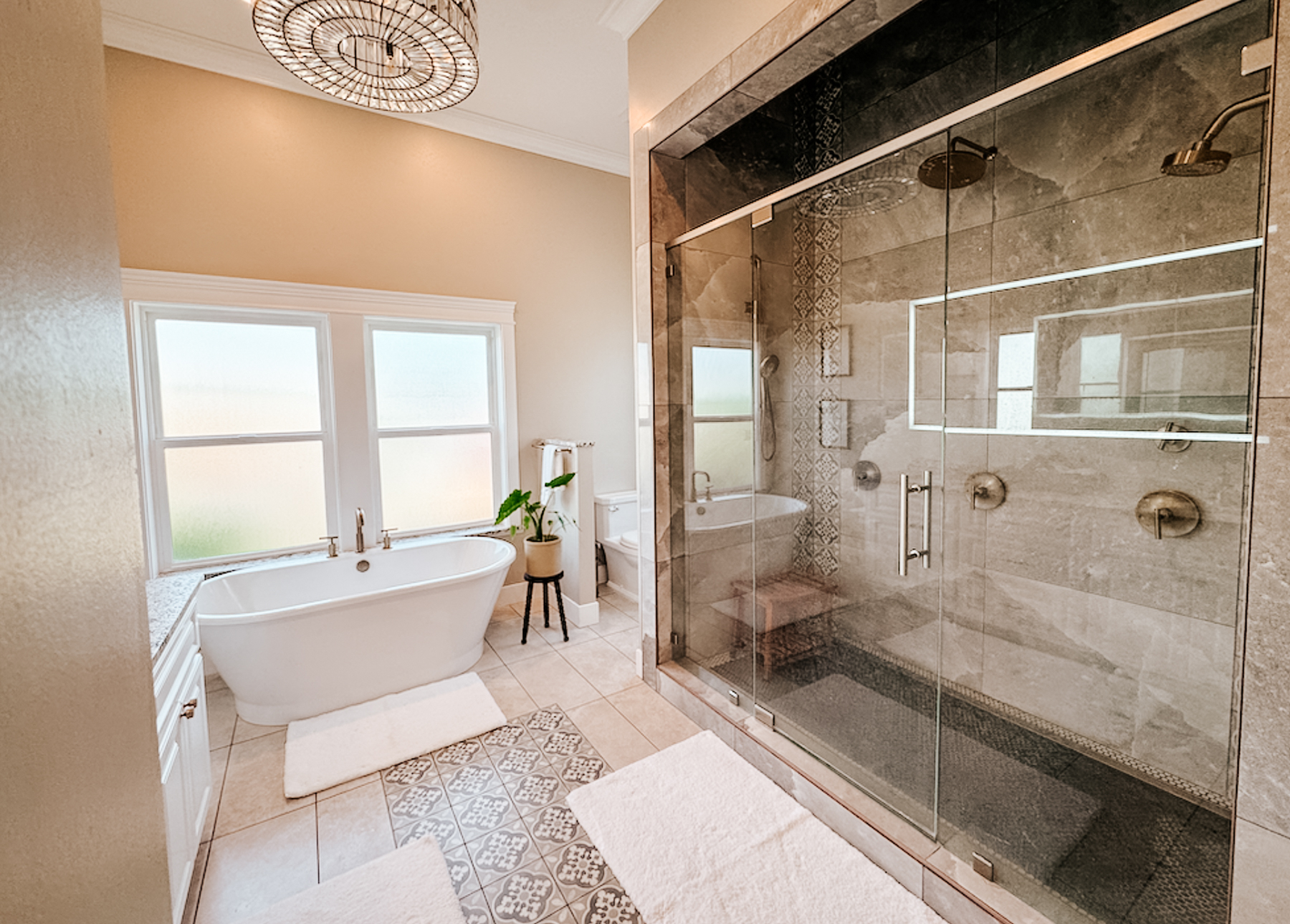Welcoming farmhouse interior detail at Meadowsweet Farm